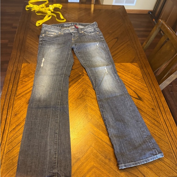 GUESS Distressed Blue Jeans - Picture 7 of 10
